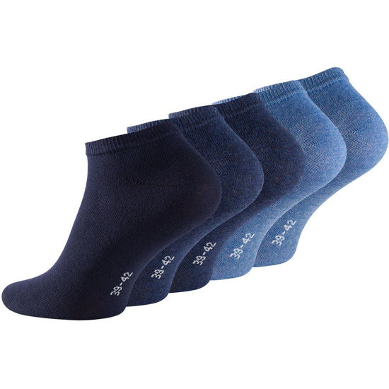 Picture of 5-Pack Ankle Socks Blue Mix