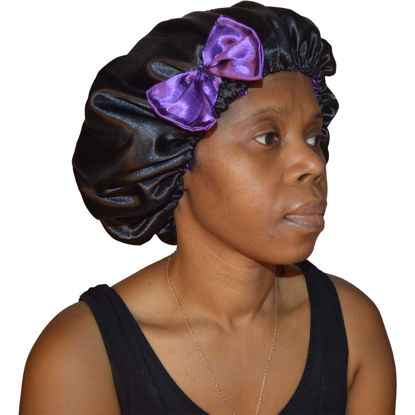 Picture of Hair bonnet with hand-sewn decoration