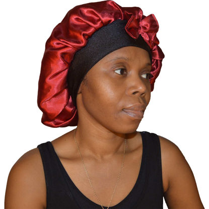 Picture of Hair bonnet with hand-sewn decoration