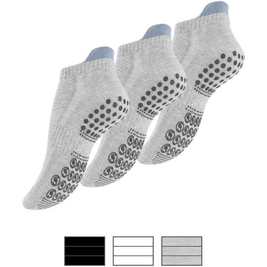 Picture of 3-Pack Ankle socks with non-slip protection