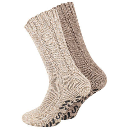 Picture of Wool Socks with Anti Slip 2-Pack